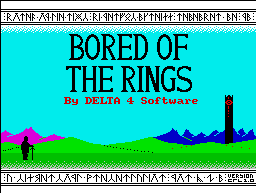 Bored of the Rings. Pantalla de presentaci&oacute;n